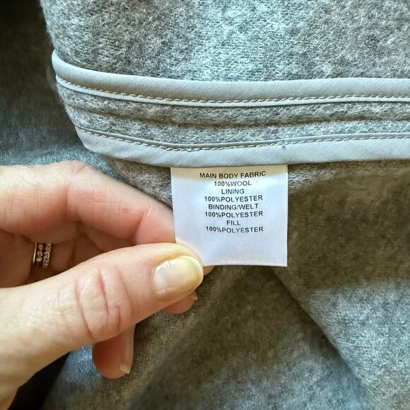 Peter Millar Wool Vest Crown Flex-Fleece Heather Gray XXL - Picture 8 of 11